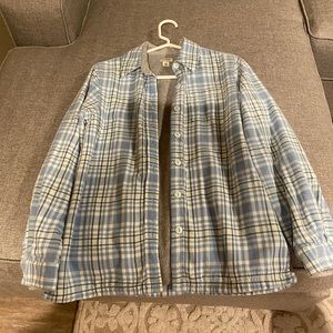 LLBean fleece lined sweater, sz XXS